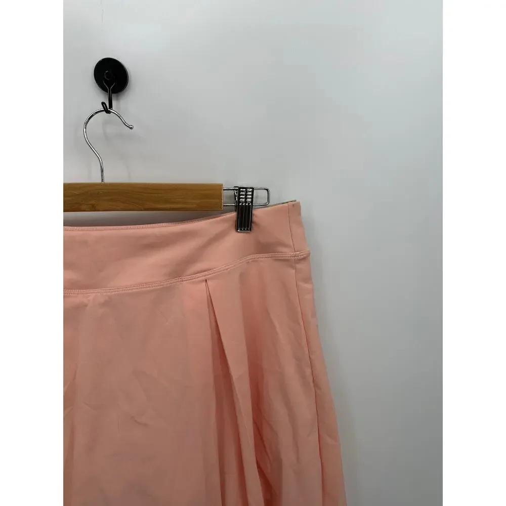 Nike Dri-fit Skort Women XL Peach Pink Tennis Pickleball Golf Preppy Stretch NWT